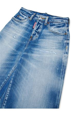 jeans in cotone blu DSQUARED KIDS | DQ2829D0ABWDQ01